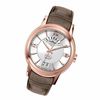 Thumbnail Image 0 of Men's ESQ Movado Quest Retrograde Rose-Tone Strap Watch with Silver-Tone Dial (Model: 07301403)