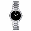 Thumbnail Image 1 of Ladies' Movado Serio Diamond Accent Watch with Black Dial (Model: 0606385)