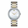 Thumbnail Image 0 of Ladies' Movado Concerto Diamond Accent Two-Tone Stainless Steel Watch with Mother-of-Pearl Dial (Model: 0606470)