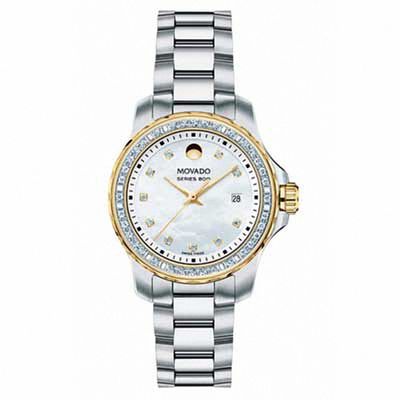 movado series 800 women's diamond
