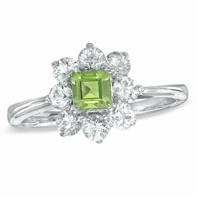 zales peridot ring