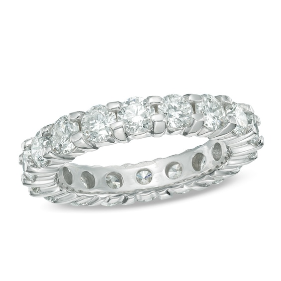3 CT. T.w. Diamond 4.0mm Eternity Band in 14K White Gold