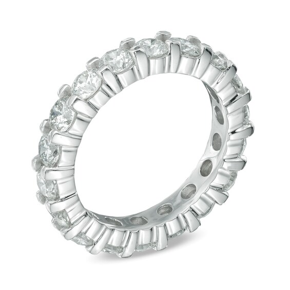 3 CT. T.w. Diamond 4.0mm Eternity Band in 14K White Gold