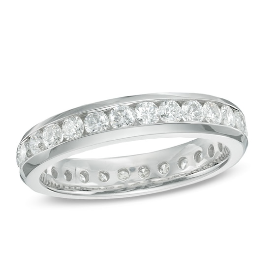 1 CT. T.w. Diamond Eternity Channel Set Wedding Band in 14K Gold