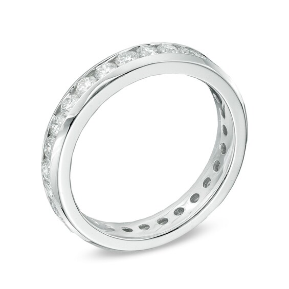 1 CT. T.w. Diamond Eternity Channel Set Wedding Band in 14K Gold