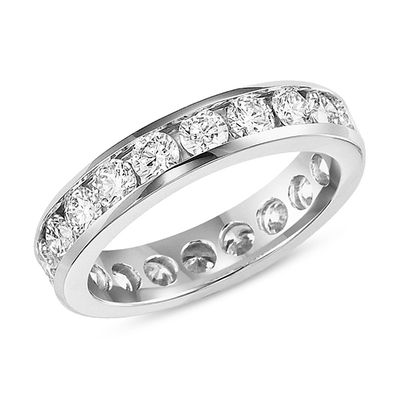 Diamond Channel Set Eternity Ring