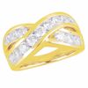 Thumbnail Image 0 of 2 CT. T.W. Diamond Criss-Cross Ring in 14K Gold