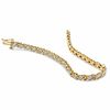 Thumbnail Image 2 of 1/2 CT. T.W. Diamond Swirl Bracelet in 10K Gold - 7.25"