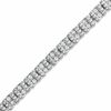 Thumbnail Image 1 of 2-1/2 CT. T.W. Diamond Bar Bracelet in 10K White Gold - 7.25"