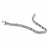 Thumbnail Image 2 of 2-1/2 CT. T.W. Diamond Bar Bracelet in 10K White Gold - 7.25"