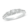 Thumbnail Image 0 of 1/5 CT. T.W. Diamond Three Stone Ring in 10K White Gold