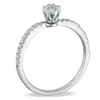 Thumbnail Image 1 of 1/4 CT. T.W. Multi-Diamond Promise Ring in 10K White Gold