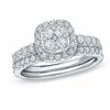 Thumbnail Image 0 of 1 CT. T.W. Diamond Frame Bridal Set in 14K White Gold