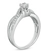 Thumbnail Image 2 of 1/2 CT. T.W. Diamond Twist Engagement Ring in 14K White Gold