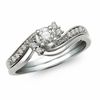 Thumbnail Image 0 of 1/4 CT. T.W. Diamond Bridal Set in 10K White Gold