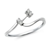 Thumbnail Image 3 of 1/4 CT. T.W. Diamond Bridal Set in 10K White Gold