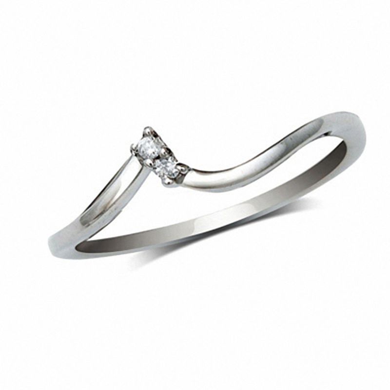Main Image 4 of 1/4 CT. T.W. Diamond Bridal Set in 10K White Gold