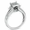 Thumbnail Image 2 of 3/4 CT. T.W. Princess-Cut Composite Diamond Engagement Ring in 10K White Gold