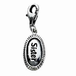 Amore La Vita™ &quot;Sister&quot; Charm in Sterling Silver