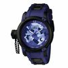 Thumbnail Image 1 of Men's Invicta Russian Diver Black Strap Watch with Blue Camouflage Dial (Model: 1196)
