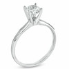 Thumbnail Image 2 of 1 CT. Certified Colorless Diamond Solitaire Engagement Ring in 18K White Gold (E/VS2)