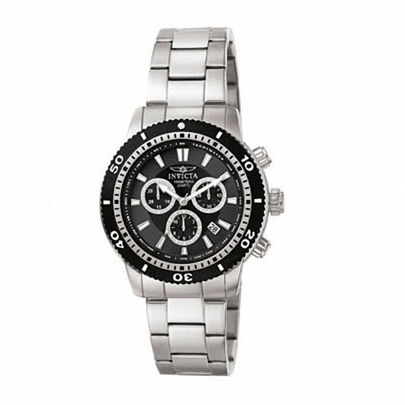 Men's Invicta Specialty Chronograph Watch with Black Dial (Model: 1203)