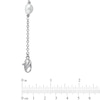Thumbnail Image 2 of Honora 8.0-9.0mm Baroque Crush Freshwater Cultured Pearl Station Bracelet in Sterling Silver-7.5"