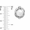 Thumbnail Image 2 of Honora 9.5-10mm Freshwater Cultured Pearl Knot Earrings in Sterling Silver