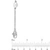 Thumbnail Image 2 of Honora 8.0-9.0mm Freshwater Cultured Pearl Station Necklace in Sterling Silver-36"