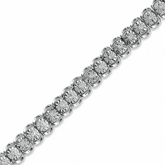 1/4 CT. T.w. Diamond Fashion Bracelet in Sterling Silver