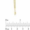 Thumbnail Image 3 of Heart Station Anklet in 10K Gold - 10"