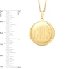 Thumbnail Image 2 of Round Monogram Locket in 14K Gold Fill (3 Initials)