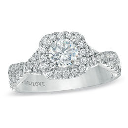Vera Wang Love Collection 1 CT. T.W. Diamond Frame
