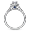 Thumbnail Image 2 of Vera Wang Love Collection 1 CT. T.W. Diamond Frame Engagement Ring in 14K White Gold