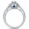 Thumbnail Image 2 of Vera Wang Love Collection 1 CT. T.W. Diamond Frame Split Shank Engagement Ring in 14K White Gold