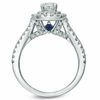 Thumbnail Image 2 of Vera Wang Love Collection 1-1/2 CT. T.W. Diamond Frame Split Shank Engagement Ring in 14K White Gold