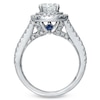 Thumbnail Image 2 of Vera Wang Love Collection 2 CT. T.W. Diamond Frame Split Shank Engagement Ring in 14K White Gold