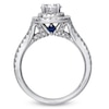 Thumbnail Image 2 of Vera Wang Love Collection 1-1/2 CT. T.W. Diamond Frame Split Shank Engagement Ring in 14K White Gold