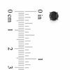 Thumbnail Image 2 of 1 CT. T.W. Black Diamond Solitaire Stud Earrings in 10K White Gold