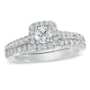 Thumbnail Image 0 of Vera Wang Love Collection 1 CT. T.W. Diamond Frame Bridal Set in 14K White Gold