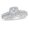 Thumbnail Image 1 of Vera Wang Love Collection 1 CT. T.W. Diamond Frame Bridal Set in 14K White Gold