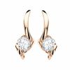 Thumbnail Image 0 of Sirena™ 1/8 CT. T.W. Diamond Solitaire Earrings in 10K Rose Gold