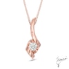 Thumbnail Image 1 of Sirena™ 1/10 CT. Diamond Solitaire Pendant in 10K Rose Gold