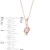 Thumbnail Image 2 of Sirena™ 1/10 CT. Diamond Solitaire Pendant in 10K Rose Gold