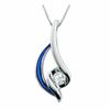 Thumbnail Image 1 of Sirena™ Jeans 1/4 CT. Diamond Solitaire Pendant in 14K White Gold