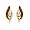 Thumbnail Image 1 of Sirena™ Brown Eyes 1/7 CT. T.W. Diamond Drop Earrings in 10K Gold