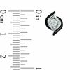Thumbnail Image 2 of Sirena™ Black Eyes Earring Jackets in 14K White Gold with Black Enamel