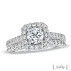 Thumbnail Image 1 of Vera Wang Love Collection 2 CT. T.W. Diamond Frame Bridal Set in 14K White Gold