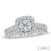 Thumbnail Image 0 of Vera Wang Love Collection 2 CT. T.W. Diamond Frame Bridal Set in 14K White Gold