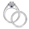 Thumbnail Image 2 of Vera Wang Love Collection 2 CT. T.W. Princess-Cut Diamond Frame Bridal Set in 14K White Gold